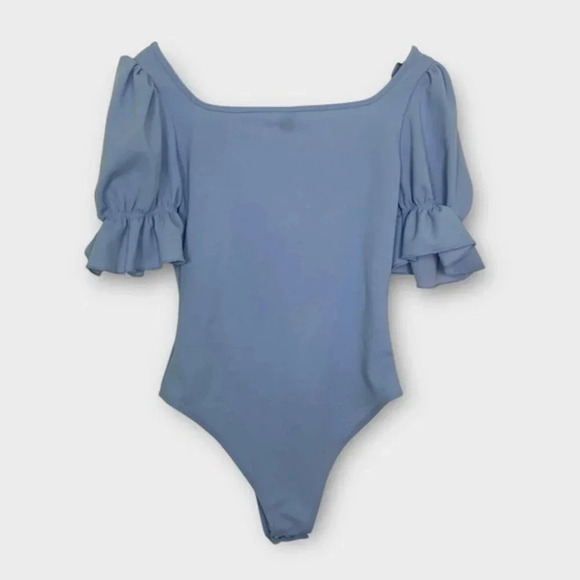 Shein Puff Sleeve Bodysuit - Picture 4 of 6